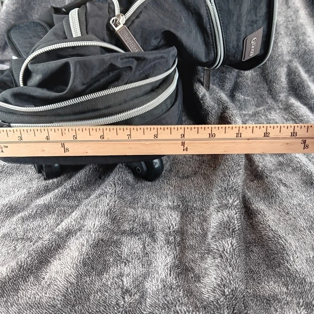 Biaggi Zipsak Rolling Carry On Luggage Bag Black‎ Lightweight Travel